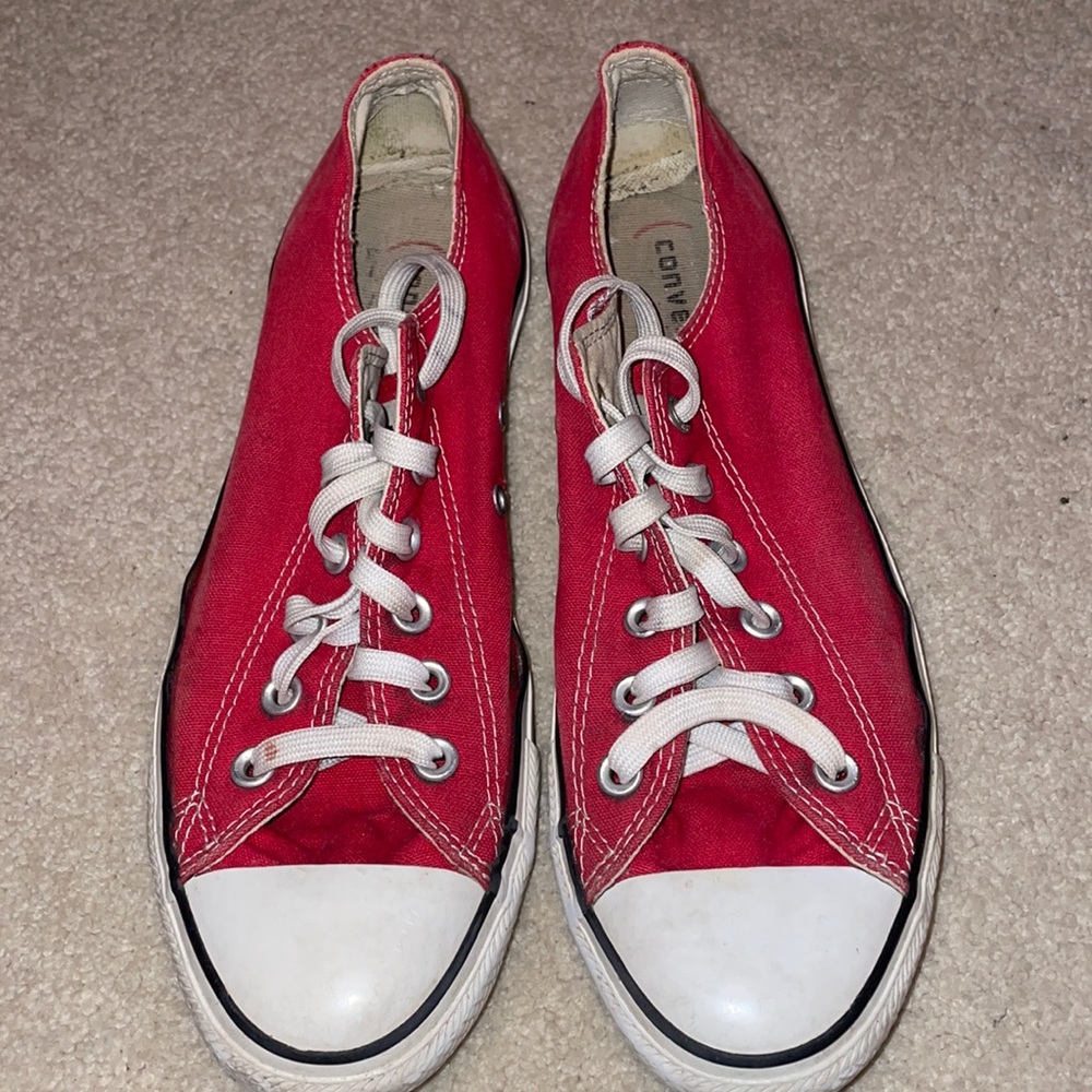 Red Converse Chuck Taylors